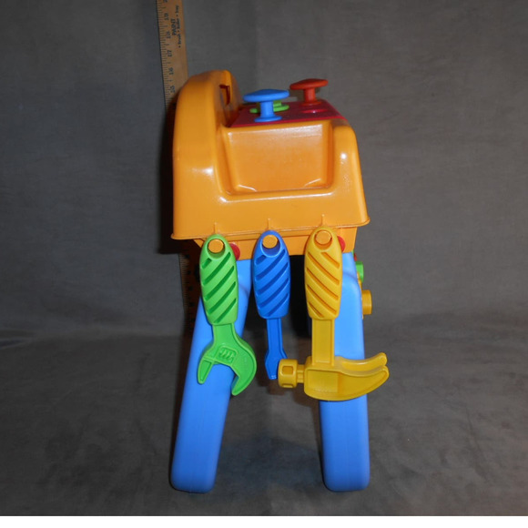 Little Tikes HandiWorker Workhorse Tool Workbench w/Tools, Nails, Screws - Picture 4 of 9